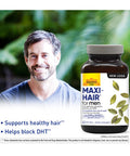 Country Life Maxi-Hair For Men With Saw Palmetto Dim & Biotin Hair Support 60 Softgels Certified Gluten Free