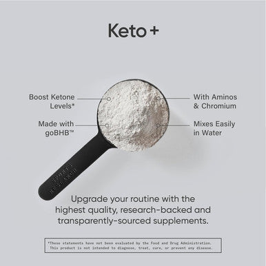 Sports Research Keto Plus Exogenous Ketones With Gobhb - 30 Servings Keto Electrolyte Powder For Hydration, Energy, Focus & Ketosis Keto Certified, Vegan Friendly (Raspberry Lemonade)
