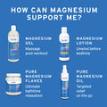 Life-flo Pure Magnesium Flakes for Bath | Concentrated Magnesium Chloride Crystals, Relaxing & Rejuvenating Soak (44 oz)