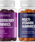 Full Daily Multivitamins Gummies with Ultimate Immune Support Elderberry Gummies Delicious Health for Adults