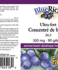 BlueRich by Natural Factors Super Strength Blueberry Concentrate Antioxidant Support for Overall Good Health 90 softgels 30 servings