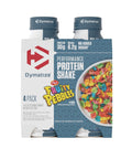 Dymatize Performance Protein Shake, Fruity Pebbles, 30g Protein, 6.1g BCAA for Muscle Recovery, No Added Sugar, Low Fat, 24 Vitamins & Minerals, Gluten-Free, Ready to Drink, On-the-Go Snack, 11.5 fl oz, 15 pack