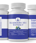 PURE ORIGINAL INGREDIENTS Blueberry 10:1 Extract, (100 Capsules) Always Pure, No Additives Or Fillers, Lab Verified