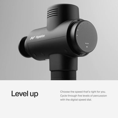 Hyperice Hypervolt 2 Pro - Featuring Quiet Glide Technology - Handheld Percussion Massage Gun | 5 Speeds 5 Interchangeable Heads | Helps Relieve Sore Muscles and Stiffness FSA-HSA Approved