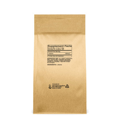 PURE ORIGINAL INGREDIENTS L-Alanine Powder (2 Lb) Lab Verified, Always Pure, No Fillers Or Additives