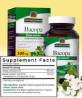 Nature'S Answer Bacopa 500mg 90-Capsules | Promotes Cognitive Function | Mental Clarity Support | Gluten- Non-GMO Vegan No Preservatives or Artificial Flavors | Single Count