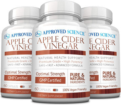 Approved ScienceApple Cider Vinegar with Mother and Piperine Helps Detoxify Boost Metabolism Reduce Inflammation 1 Vegan Friendly Bottle