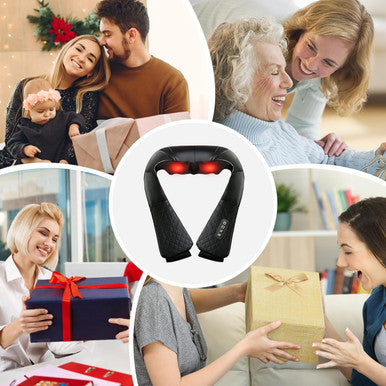 Shiatsu Neck And Back Massager, Electric Shiatsu Massager Relief For Neck, Back, Shoulder, Foot, Leg, Muscle Pain Relief, Office, Home & Car Use. Ideal Gifts For Parents, Lover, Friends