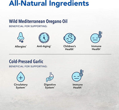 North American Herb Spice OregaMax 90 Capsules Wild Oregano Supplement Digestive Immune Support Oregano Oil Garlic Onion NonGMO 90 Total Servings