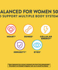 Nature's Way Alive Women's 50 Plus Multivitamin and Mineral Tablets, 50 Count