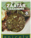 Spicely Organic Seasoning Zaatar W/Salt 0.35 Ounce ecoBox Gluten (Pack of 2)