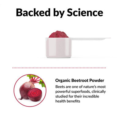 Force Factor Total Beets Organic Beetroot Powder, Beet Root Powder Superfood to Boost Daily Nutrition, USDA Organic, Vegan, Gluten-Free, and Non-GMO Beet Supplement, Unflavored, 90 Servings
