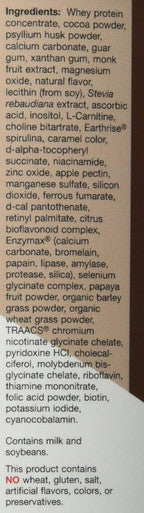Maxi Health NatureMax EnergizeTM Whey Protein Powder- Energy Support Meal Replacement - 20g Protein Per Serving - Natural Chocolate Flavor - Kosher Dairy Vitamin - 1.17lb