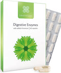 Healthspan Digestive Enzymes 60 Capsules Amylase Lactase Lipase Protease Added Chromium Aids Digestion Vegan