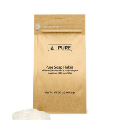 PURE ORIGINAL INGREDIENTS Borax, Soap Flakes, And Washing Soda Bundle, (2 Lb) Homemade Laundry Detergent, Cleaning Supplies