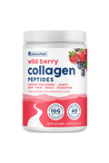 NativePath Collagen Peptides - Hydrolyzed Type 1 & 3 Collagen. Keto & Paleo Grass-Fed Protein Powder for Hair Skin Nails Bones Joints Digestion and More - No Gluten or Dairy (Wild Berry 230g)