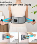 Alljoy 67" Cordless Heating Pad For Back Pain Relief Fsa Hsa Eligible, Birthday Gifts For Women Men Mom Dad, Portable Lower Back Massager With 3 Heat 5 Vibration, Lock Screen Supported