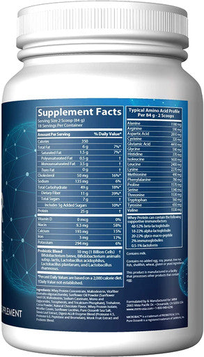 MRM Nutrition Gainer Protein with Probiotics + Postbiotics | Chocolate Flavored | 25g Protein |Whey Concentrate + Isolate + micellar Casein|Slow + Fast digesting| with Digestive enzymes |18 Servings