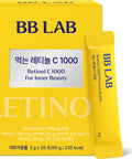 BB LAB Retinol C 1000 Powder Blend with Vitamin C Retinol Vitamin E B5 & Zinc for Radiant Skin Korea Inner Beauty Supplement for Healthy-Looking Skin