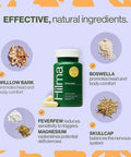 Hilma Natural Tension Headache Relief Supplements With Magnesium Boswellia And Feverfew
