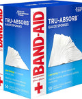 Band-Aid Brand Tru-Absorb Gauze Sponges 4X4In, 50 Count