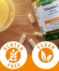 Nature's Bounty Vitamin C 1000 Mg With Rose Hips - Pack Of 60 Coated Caplets - Supports Immunity And Energy - Vegan And Gluten Free