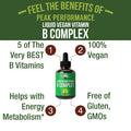 B Complex Liquid Drops Vegan Supplement 30 ml