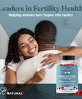 Conception For Her Fertility Gummies - Fertility Supplements For Women With Myo Inositol, Folate & More Essential Nutrients - Delicious Juicy Strawberry Hormone Balance Vitamins, 75 Ct Gummies
