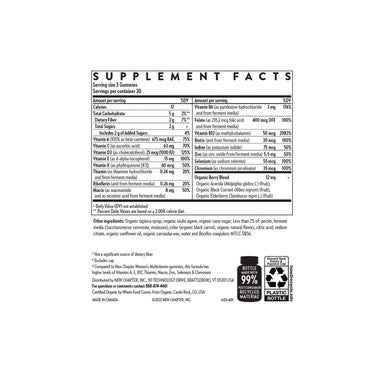New Chapter Women s 50+ Multivitamin Gummies 66% Less Sugar, Women s Healthy Aging Gummy Vitamins with Vitamin C, B Vitamins & Zinc, Non-GMO, Gluten Free, Berry Citrus Flavored, 90 ct