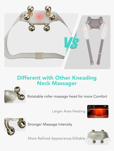 Skg Neck Massager For Pain Relief Deep Tissue, 6D Kneading Neck Massager Cordless Shiatsu Neck And Shoulder Massage With Heat For Neck, Back, Shoulder, Legs, Electric Massage Ideas, H7 Ultra E