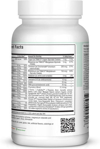 Maxi Health Two Complete - Multivitamins and Minerals - Full Potency - 180 Capsules - Kosher