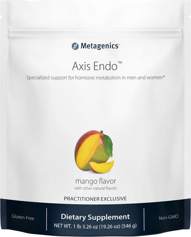Metagenics Axis Endo - Hormone Balance Aid - Supports Hormone Metabolism - Bone Health Support - Non-GMO & Gluten- - Mango - 14 Servings