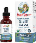 Maryruth Organics Herbal Supplement Drop Calmness & Relaxation Pack of 1 USDA Kava Root Sugar/Gluten Support Sleep Calm & Stress Relief Vegan Non-GMO 30 Servings
