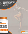 Bulksupplements.Com L-Citrulline Malate Capsules - L-Citrulline Dl-Malate 2:1, Citrulline Malate Supplement - Gluten Free, 8 Capsules Per Serving, 240 Capsules (Pack Of 1)