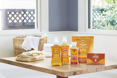 Method Fragrance Booster Ginger Mango Keeps Clothes Fresh For Up to 12 weeks 14.8 Ounces (Pack of 6)