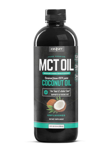 Onnit MCT Oil - Pure MCT Coconut Oil Optimized with C8 C10 Lauric Acid - Perfect for Coffee Shakes and Cooking