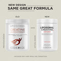 Codeage Liposomal Creatine Powder Supplement - 3-Month Supply - 5000mg Creatine Monohydrate Pre Workout & Post Workouts - Unflavored Creatine Pure Creatine Powder Creatinine for Sports - 90 Servings