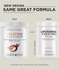 Codeage Liposomal Creatine Monohydrate Powder Supplement, Pure Creatine 5000mg 3-Month Supply, Unflavored Creatine, Micronized Creatine Powder, Creatinine Sports Muscles, Keto-Friendly - 90 Servings