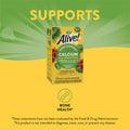 Nature'S Way Alive! Calcium Bone Support* Supplement, Vitamin D3, K2 & Magnesium, 120 Tablets