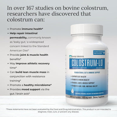 Colostrum-LD Colostrum Capsues - 120 Capsules - Liposomal Delivery