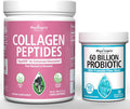 Probiotics 60 Billion CFU Collagen Peptides Powder Enhanced Absorption