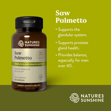 Nature S Sunshine Saw Palmetto 100 Capsules Kosher Helps Hormones