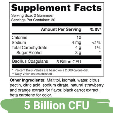 Yuve Vegan Probiotic Gummies, Probiotics For Women & Men, Sugar & Gluten-Free Gummy Probiotics, Digestive & Immune Support, 5 Billion Cfu, Helps With Constipation, Bloating & Leaky Gut, Non-Gmo - 60Ct