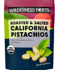 Wilderness Poets Organic California Pistachios Roasted with Sea Salt In Shell (8 Ounce)