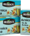 Herbacil Arnica Herbal Tea, Herbal Blend, Caffeine-Free, All Natural, 3-pack of 25 bags per box (75 Tea Bags), 0.88 oz Each