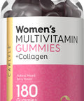 Carlyle Multivitamin For Women | 180 Gummies | Mixed Berry Flavor | With Collagen | Non-Gmo, Gluten Free Supplement