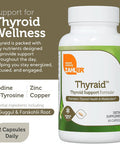 Zahler Thyraid - Thyroid Support Complex With Iodine, Zinc, L-Tyrosine, Ashwagandha, Forskholii - Pure Thyroid Support For Women And Men - Kosher Gluten Non-Gmo Thyroid Supplement (60 Capsules)