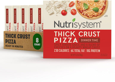 Nutrisystem Thick Crust Pizza, 8ct. Personal Pizzas to Support Healthy Weight Loss
