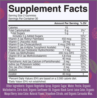 Maryruth Organics Mens Vitamin Gummy | USDA | Vegan | Daily Multivitamins for Immune Support | Non-GMO | Gluten | 60 Count