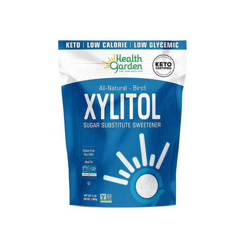 Health Garden Birch Xylitol Sweetener, 40 oz Bag ÃƒÂ¢Ã¢â€šÂ¬Ã¢â‚¬Å“ 100% Birch-Derived Xylitol Sugar Substitute for Baking & Coffee, 1:1 Sugar Replacement, Supports Teeth, Keto, Vegan, Non-GMO